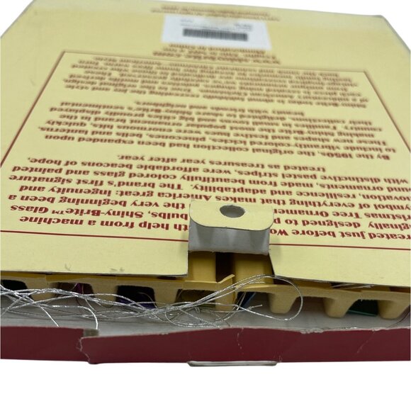 Shiny-Brite 12 Metal Christmas Tree Diamond Icicles Vintage American 1940s Desig - Picture 11 of 15